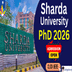 Sharda University Begins PhD Admissions for January Session 2026; Apply by December 31